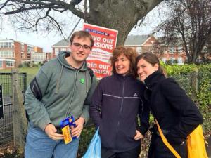 I always joined my teachers on the front lines... often bringing them a little something for their hard work!